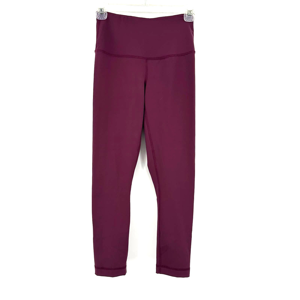 90 Degree by Reflex size XS purple maroon burgundy workout leggings athletic